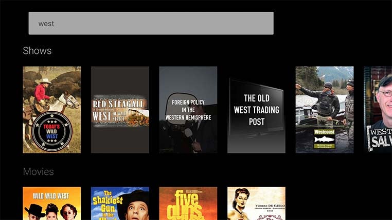 search on stream tv