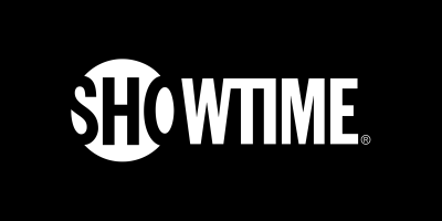 black background with white showtime logo
