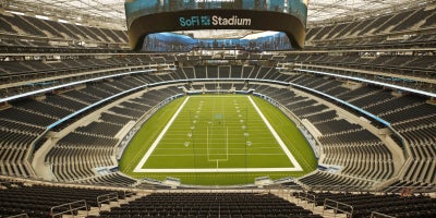 photo of sofi stadium in los angeles