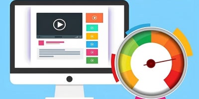 understanding internet speed, understanding internet speed tests, illustration of computer screen with speed gauge