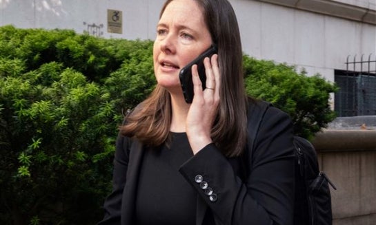 Assistant U.S. Attorney Maurene Comey is outside court during the Sean "Diddy" Combs' sex trafficking trial, June 3, 2025.