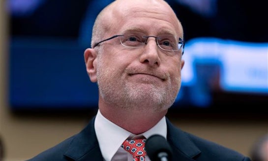 Federal Communications Commission chairman Brendan Carr testifies before the House Committee on Energy and Commerce, Subcommittee on Communications and Technology oversight hearing of the Federal Communications Commission on Capitol Hill in Washington on 