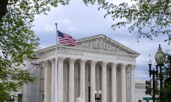Supreme Court is seen on Capitol Hill in Washington on April 25, 2024.