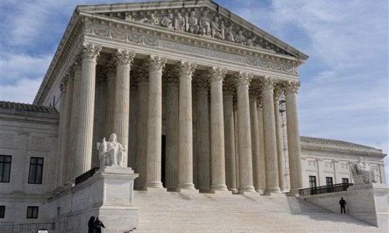 The Supreme Court is seen on Capitol Hill in Washington, Dec. 17.