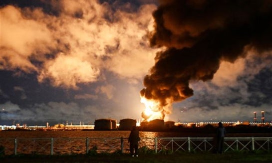 Ukraine launched one of its biggest drone attacks this year on Russia overnight on Saturday, hitting a key oil terminal in defiance of U.S. President Donald Trump’s demand it stop hitting Russian energy infrastructure.
