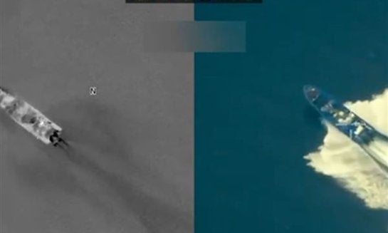 President Donald Trump announced via Truth Social that his administration struck another alleged drug boat, saying three 'narcoterrorists' were killed in the strike.