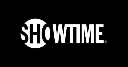 black background with white showtime logo