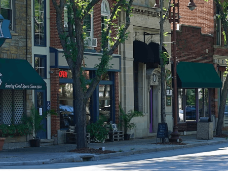 Maumee downtown street