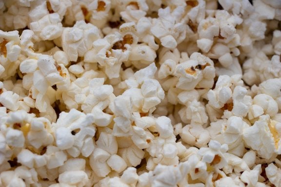 close up photo of popped popcorn