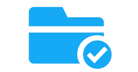 reliable technology for accounting, business vertical icon