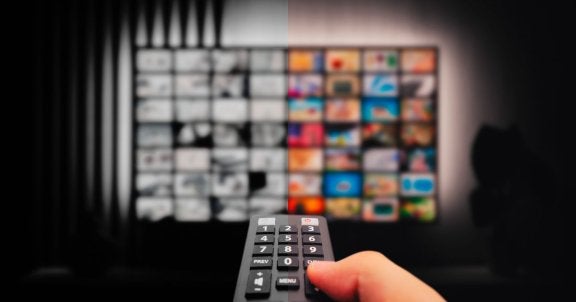color tv day, when was tv invented, who invented tv, image of tv split into color and black and white