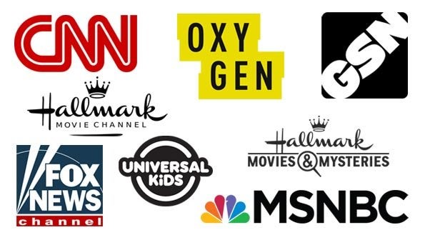 multiple channel logos