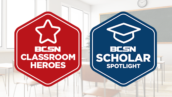 BCAN Classroom Heroes and Scholar Spotlight Logos