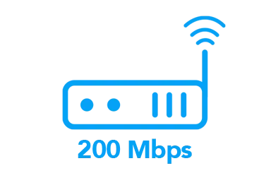 switch and save, reward card, 200 mbps internet, icon