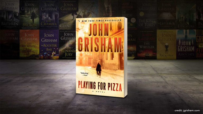 photo of john grisham novel 'playing for pizza'