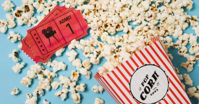 buckeye blog, popcorn and move ticket image, famous low-budget movies