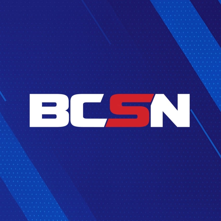 bcsn logo on blue background