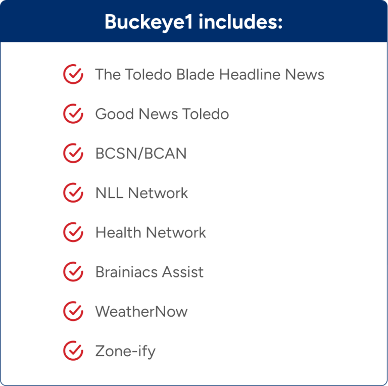Buckeye1 includes
