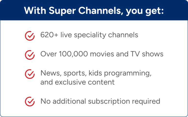 super channels includes